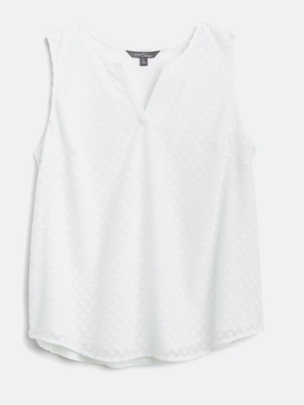 41 Hawthorn Ezide Textured Mixed Material Top – Size 2X
